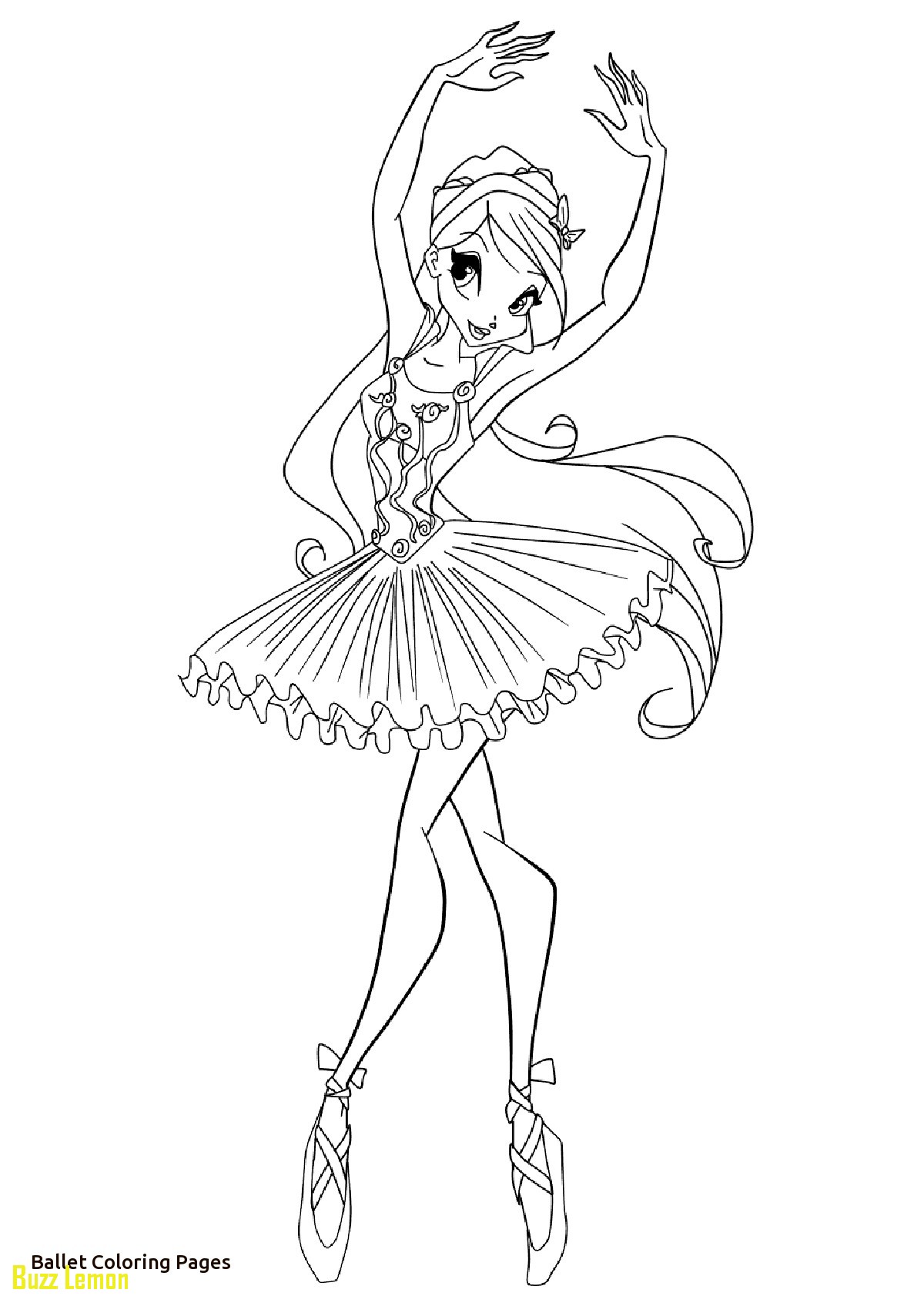 ballerina coloring pages for kids at getdrawings  free