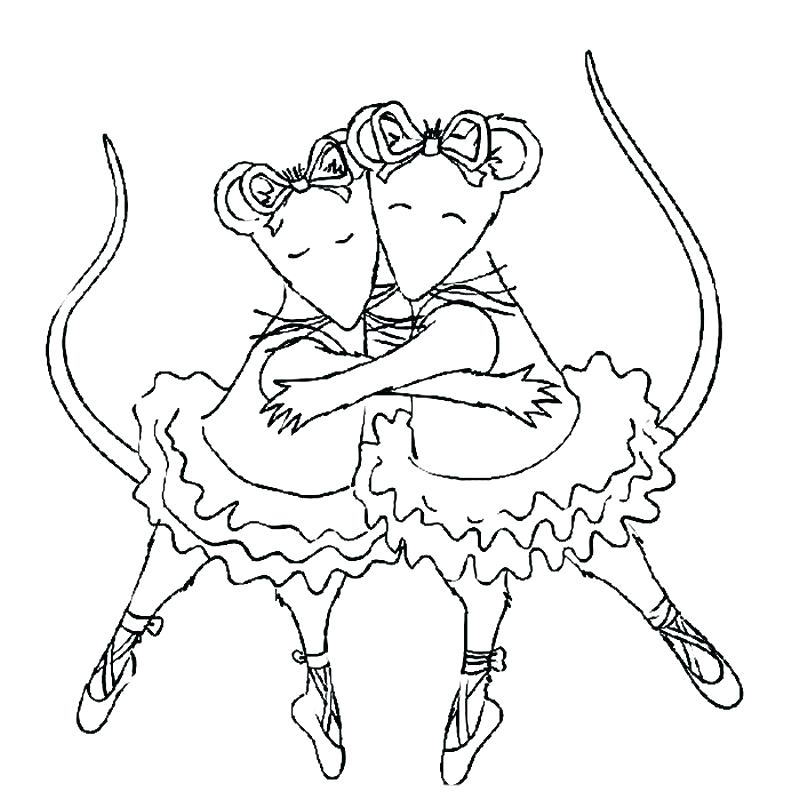 800x800 Coloring Pages Ballerina Ballet Coloring Pages Printable Also Free