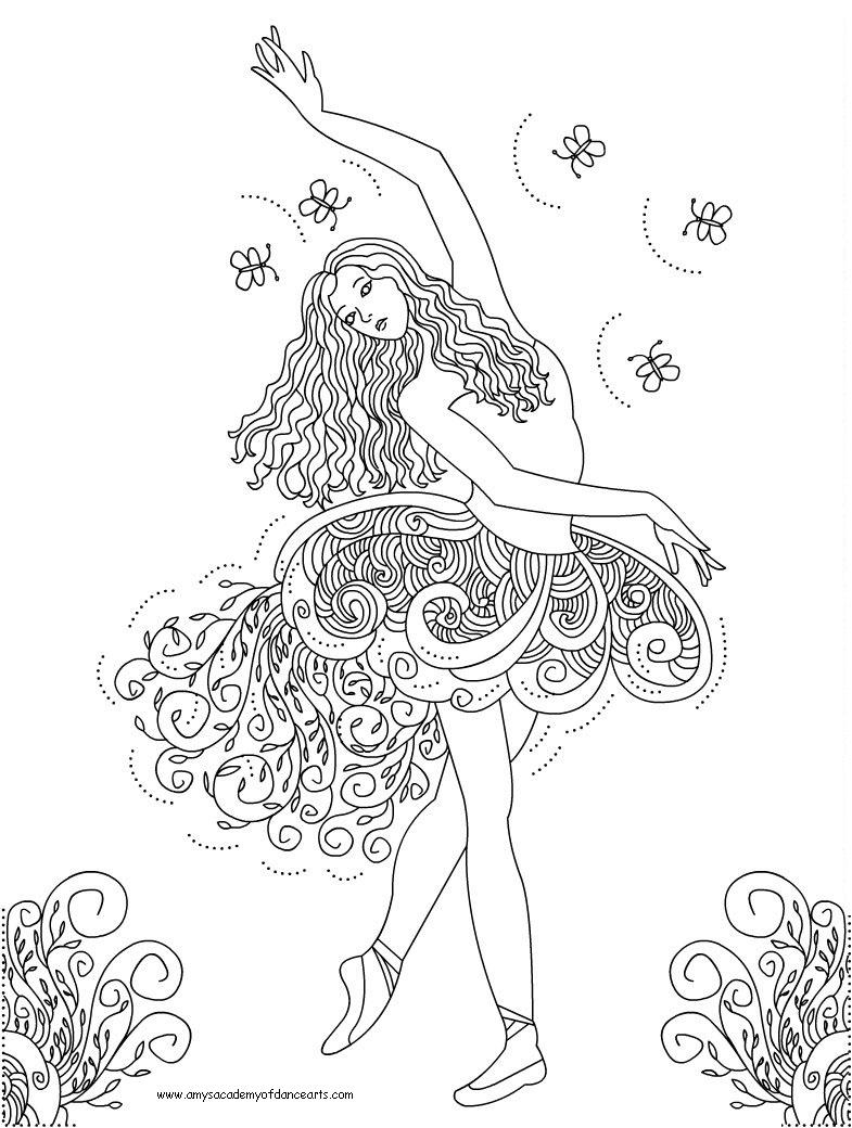 785x1040 Free Printable Ballerina Coloring Pages Free Ballerina Coloring