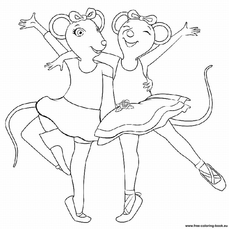 800x800 Ballet Colouring Pages Elegant Ballerina Coloring Page For Your