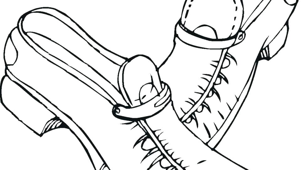 960x544 Coloring Pages Of Shoes Coloring Page Shoes Many Interesting