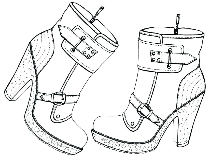 825x619 Coloring Pages Of Shoes Shoe Coloring Pages Coloring Pages Shoes