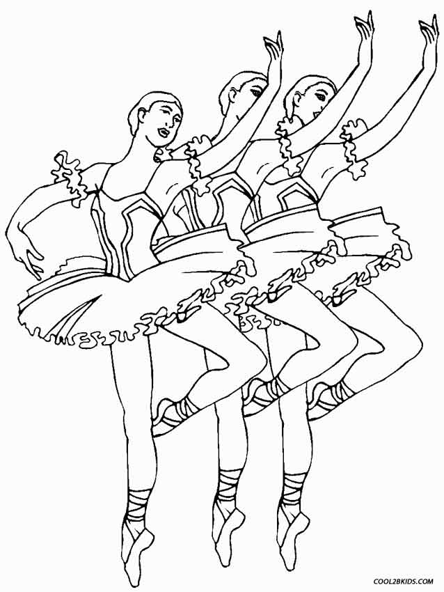 638x850 Printable Ballet Coloring Pages For Kids