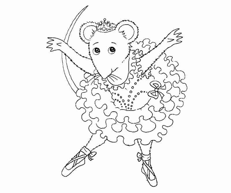 800x667 Free Printable Ballerina Coloring Pages Awesome Angelina Unusual