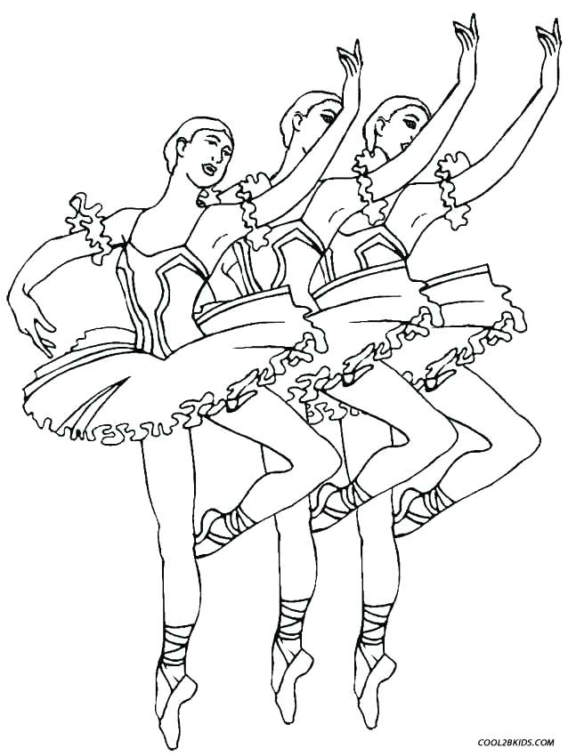 638x850 Ballerina Coloring Pages