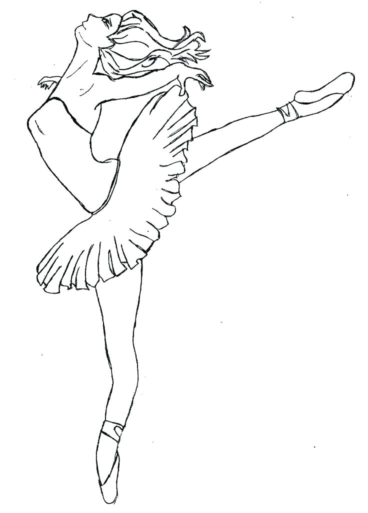 736x1026 Ballerina Coloring Pages Ballet Coloring Pages Printable Also