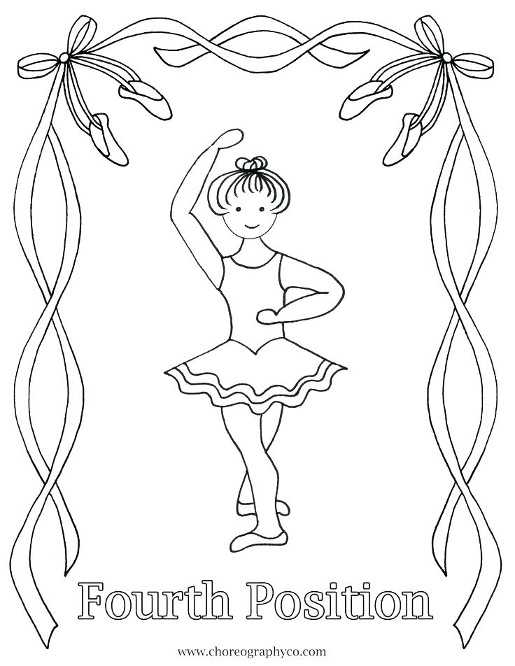 736x952 Marvelous Ballerina Coloring Page Dance Coloring Pages Together