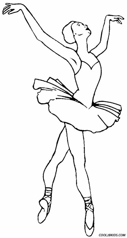 424x794 Printable Ballet Coloring Pages For Kids