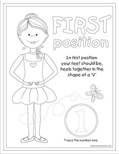 236x305 Simple Ballet Positions Coloring Pages