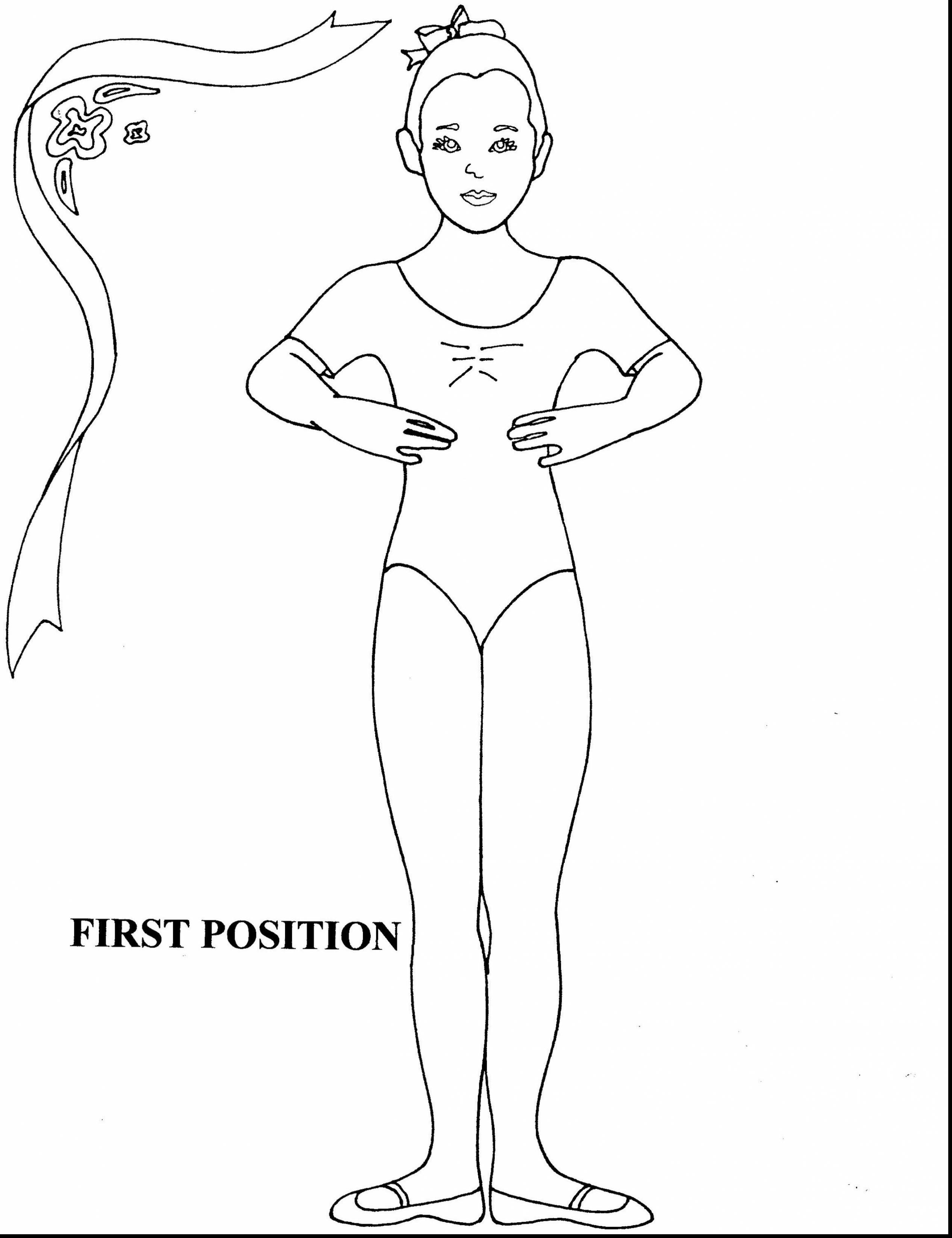 2532x3293 Ballet Positions Coloring Pages Astonishing Ballet First Position