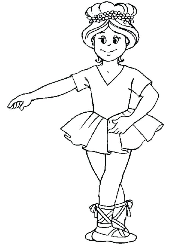 600x851 Ballet Positions Coloring Pages Ballerina Basic Position Coloring