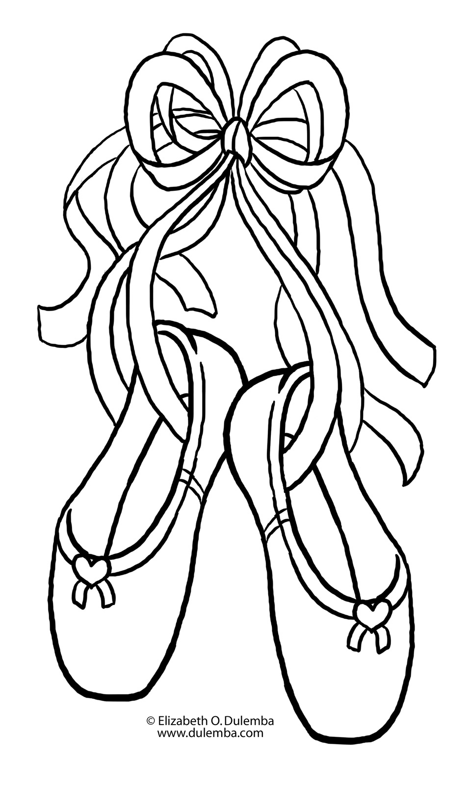 954x1600 Soar Pointe Shoes Coloring Pages Ballet Page F