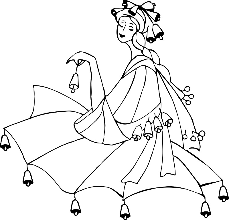 800x770 Dance Coloring Pages