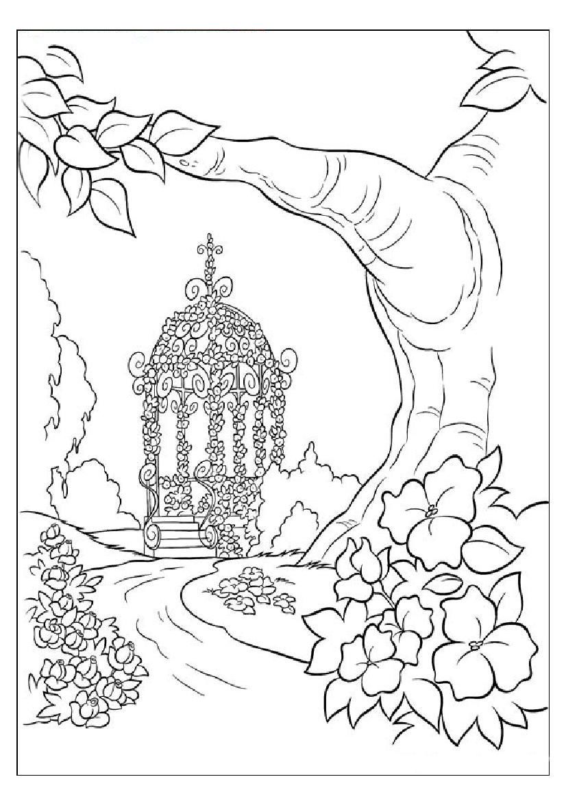 826x1169 Nature Coloring Pages For Adults Coloring Pages Of Save