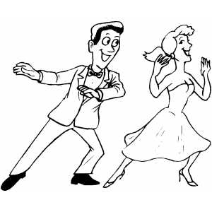 300x300 Dance Coloring Pages