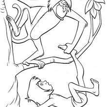 220x220 Baloo And King Louie Coloring Pages