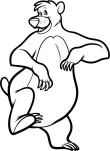 220x302 How To Draw How To Draw Baloo