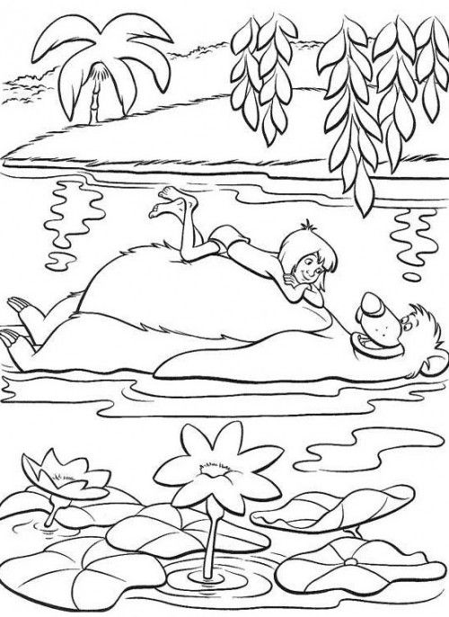500x686 Jungle Book Coloring Pages Online Kleurplaten