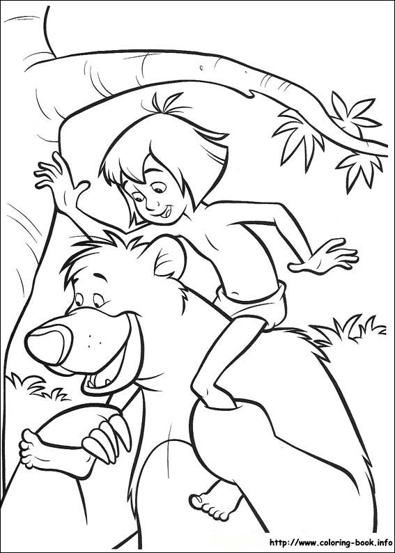 567x794 Jungle Book Coloring Pages