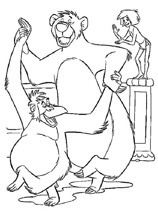 600x805 King Louie And Baloo Dance