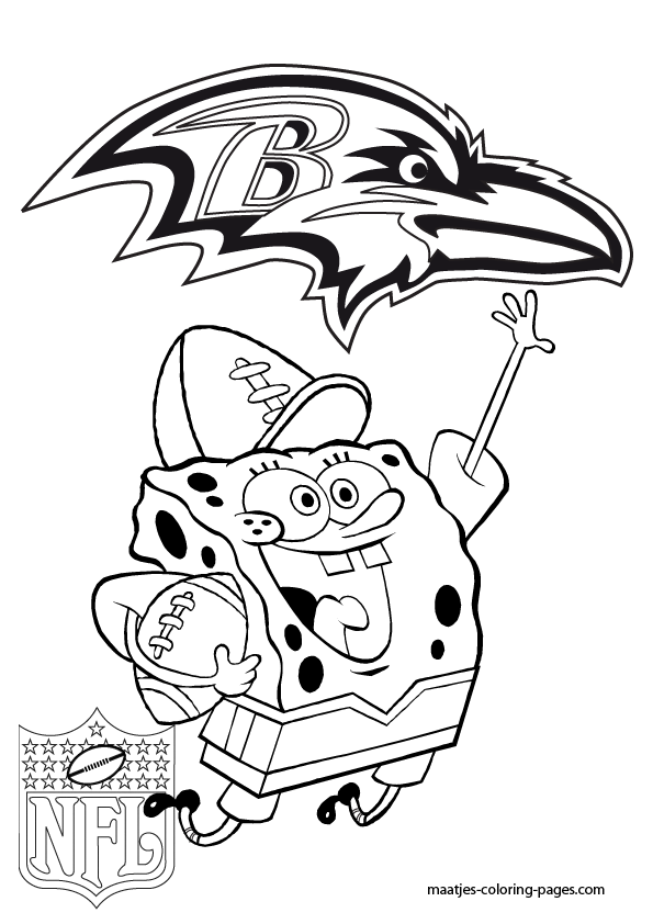 595x842 Baltimore Ravens Coloring Pages Stunning Baltimore Ravens Coloring