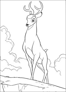 214x300 Bambi Coloring Pages The Coloring