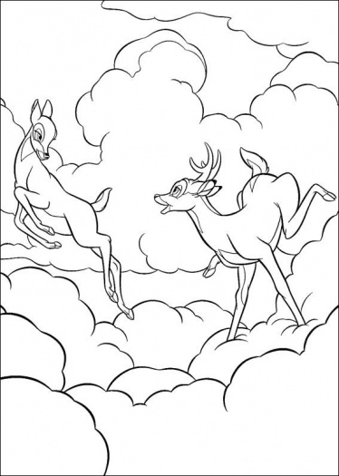 374x525 Bambi Coloring Pictures Coloring Pages