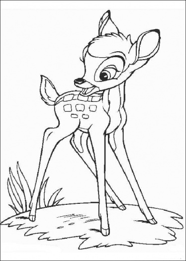 374x525 Disney Bambi Coloring Pages Print Coloring Pages