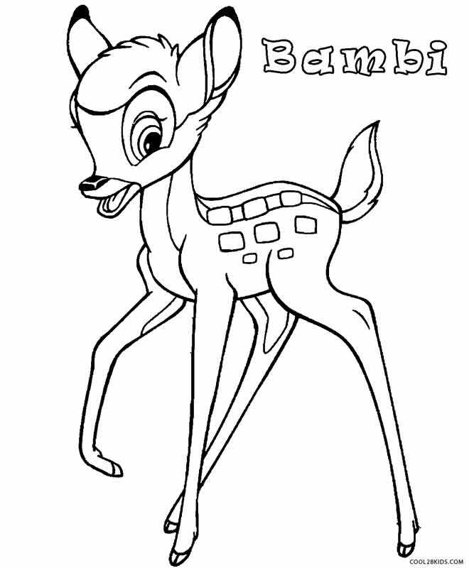660x800 Bambi Coloring Page Printable Bambi Coloring Pages For Kids