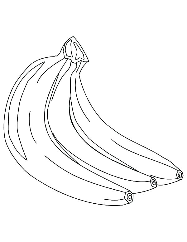600x776 Banana Coloring Pages Minion Banana Coloring Pages Printable