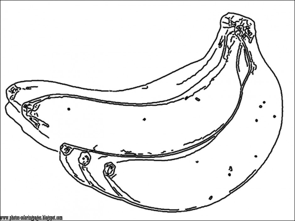 940x705 Banana Split Coloring Page Pages