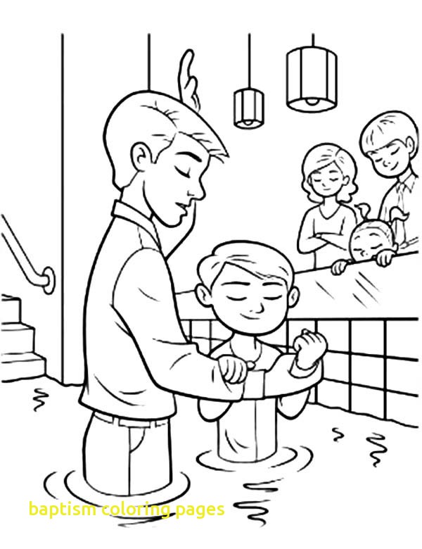 600x780 Baptism Coloring Pages With Baptism Coloring Page Pics S