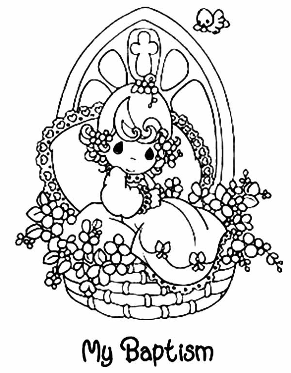 600x770 My Baptism Coloring Pages Best Place To Color