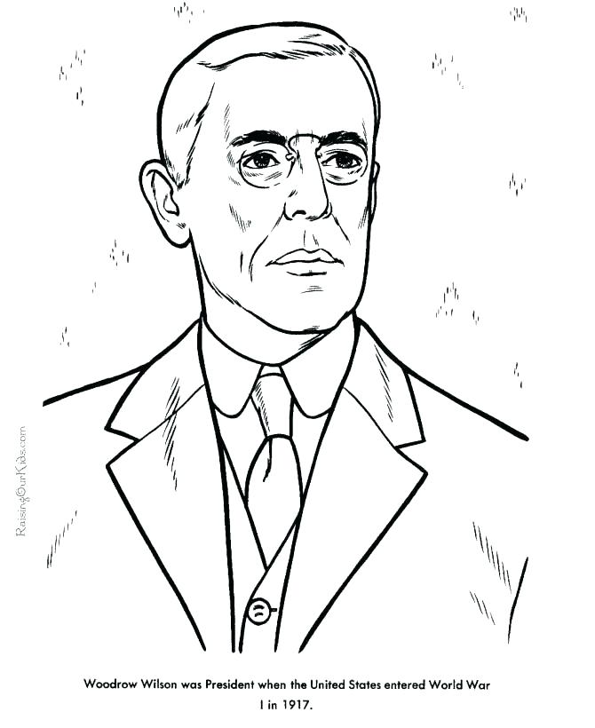 670x820 President Obama Coloring Page