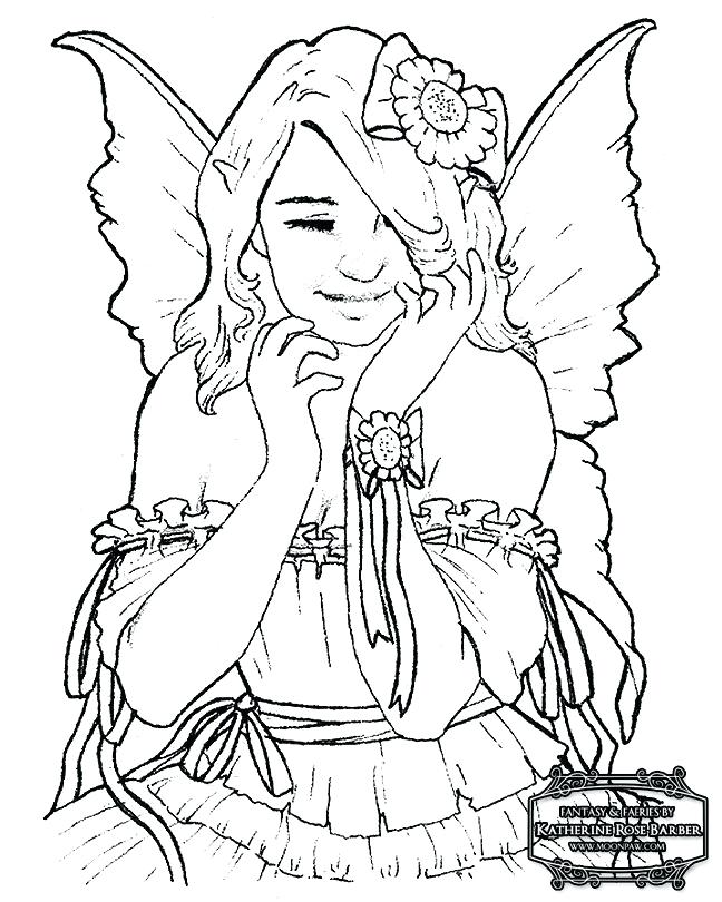 648x810 Free Coloring Pages Fairies Enchanted Designs Fairy Mermaid Blog