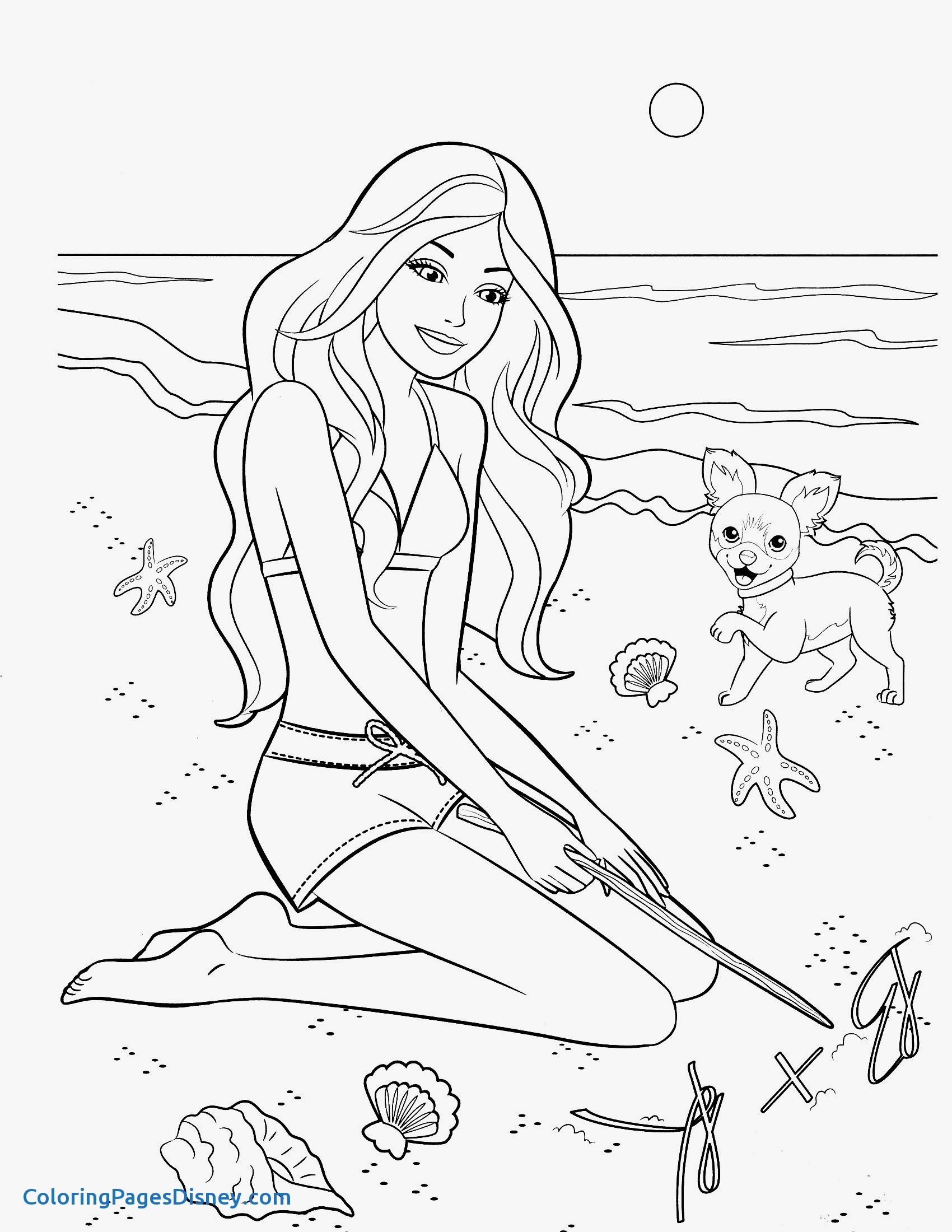 1700x2200 Barbie Coloring Games New Barbie Friends Coloring Page