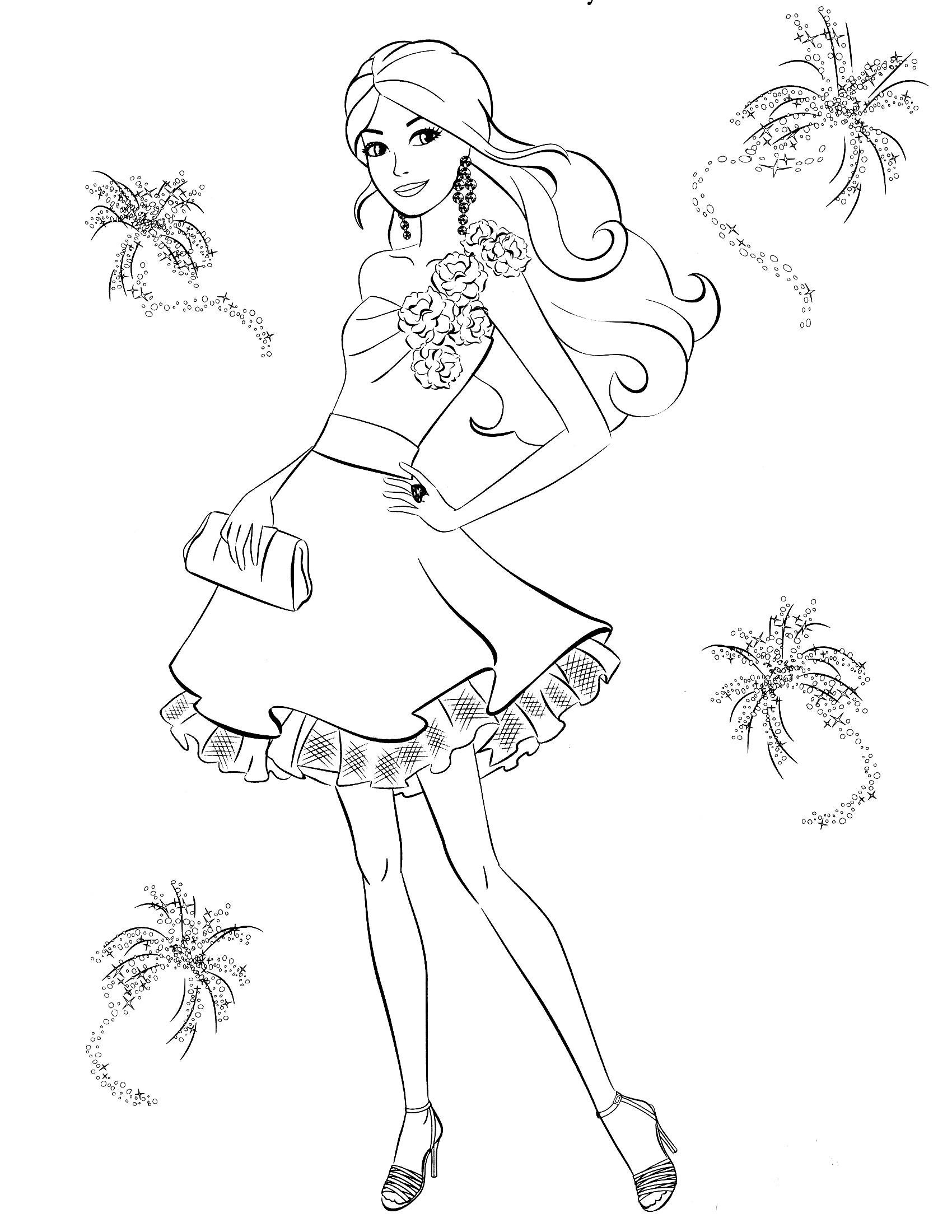 1700x2200 Luxury Idea Coloring Pages Barbie Friends Page
