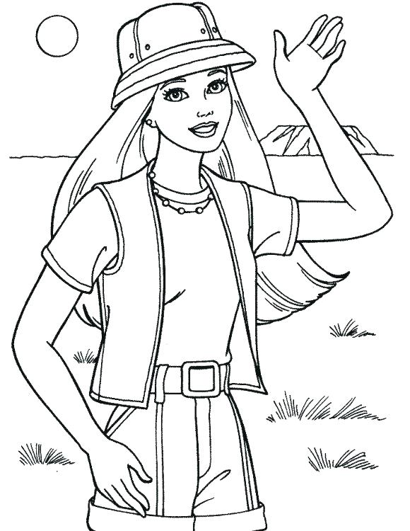 580x750 Barbie And Ken Colouring Pages Coloring Girls Fuhrer Von