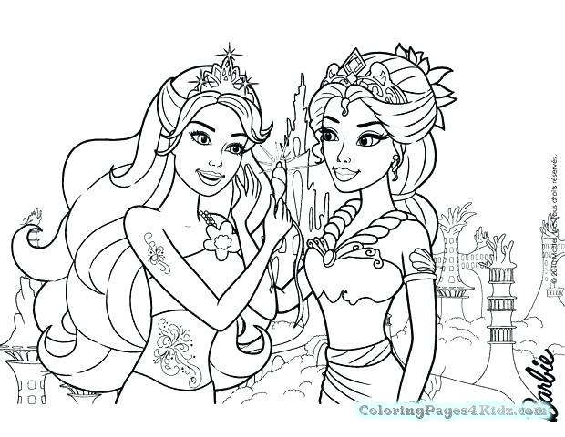 620x480 Coloring Pages Barbie