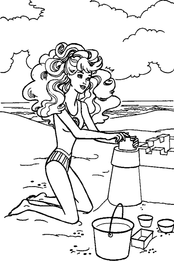 567x850 Barbie Coloring Pages Overview With Great Barbie Sheets