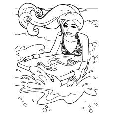 230x230 Top Free Printable Barbie Coloring Pages Online
