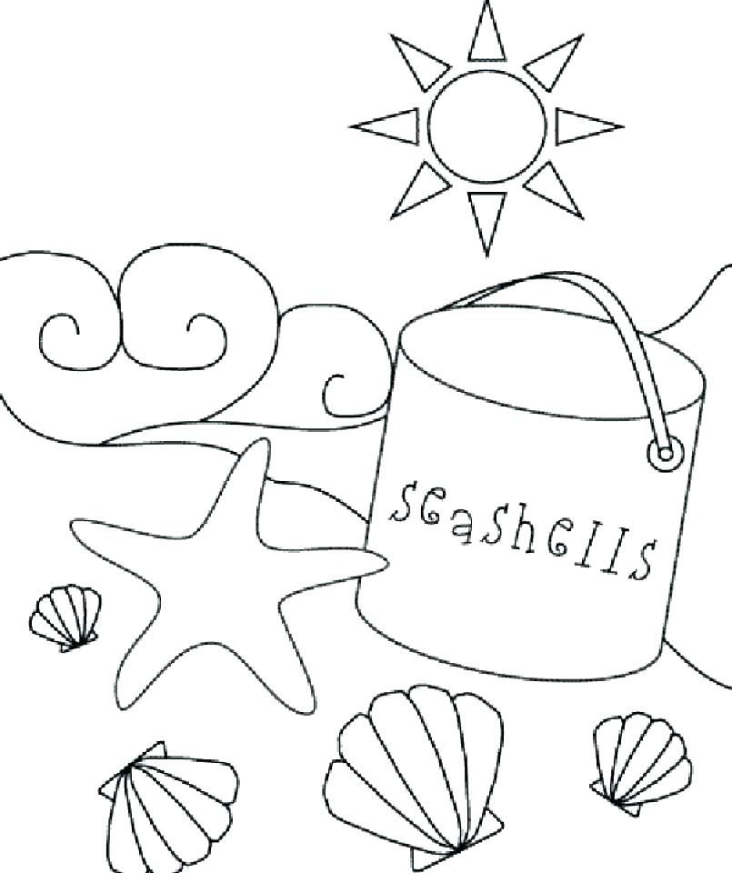 805x960 Coloring Pages Beach Clothes