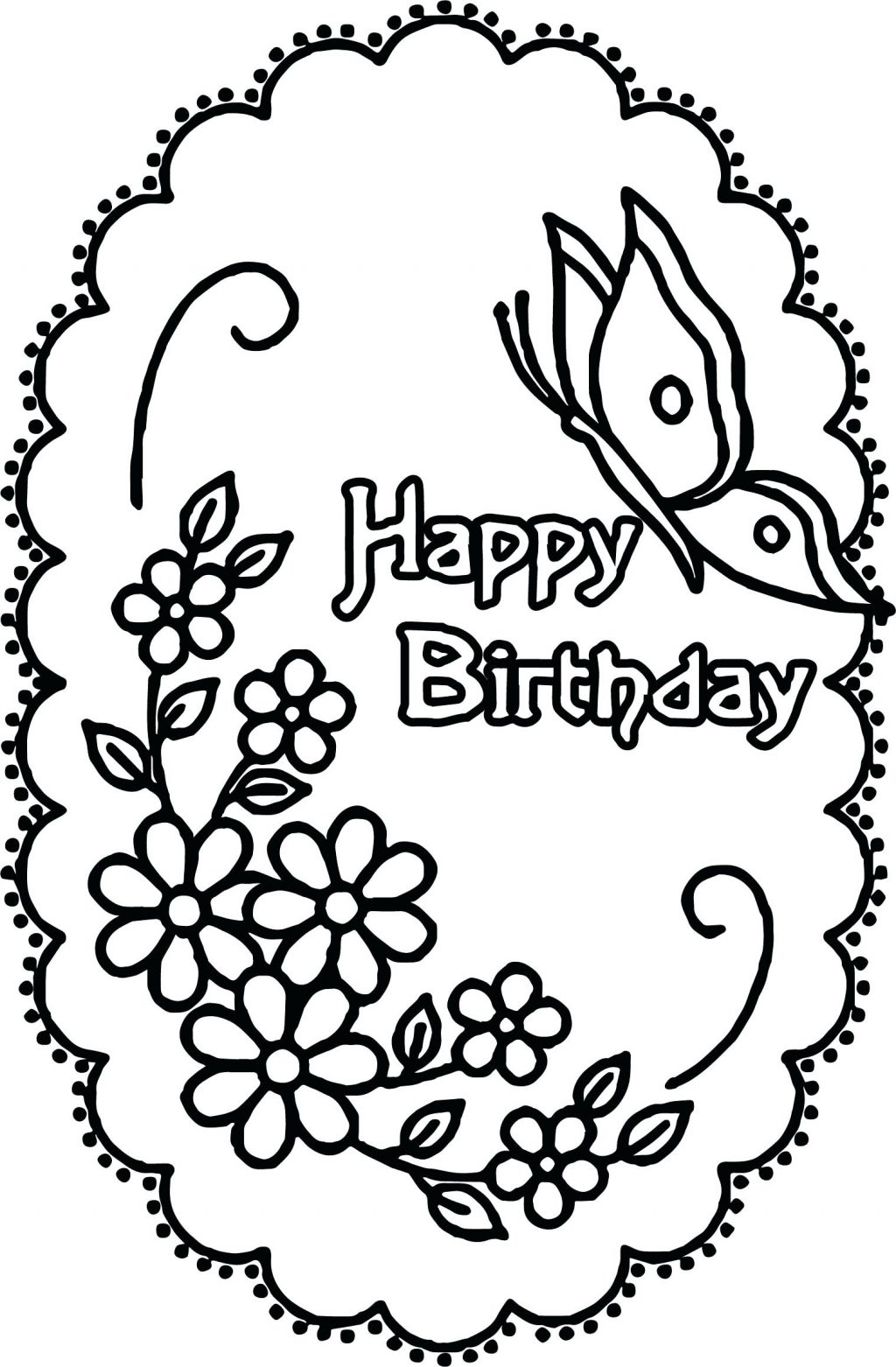 1024x1562 Coloring Pages Happy Birthday Coloring Page Pages For Toddlers