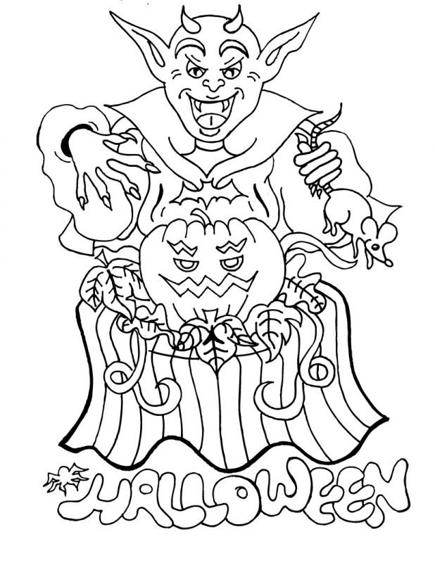 618x800 Free Printable Halloween Coloring Pages For Kids Car Coloring