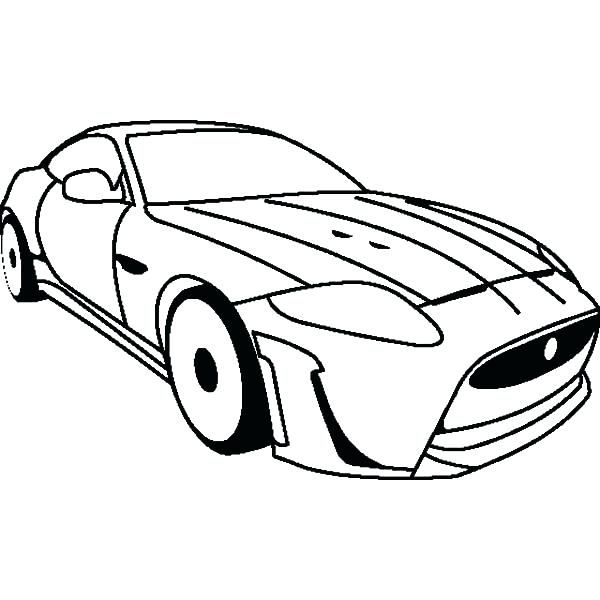 600x600 Jaguar Car Coloring Pages Barbie Car Colouring Pages Jaguar S Cars