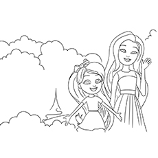 230x230 Top Free Printable Barbie Coloring Pages Online