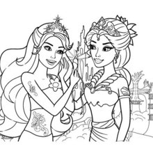 220x220 Barbie In A Mermaid Tale Coloring Pages