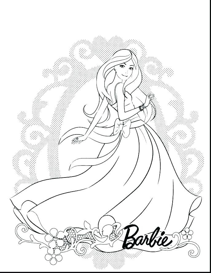 687x889 Free Printable Barbie Fairy Coloring Pages Free Printable Barbie