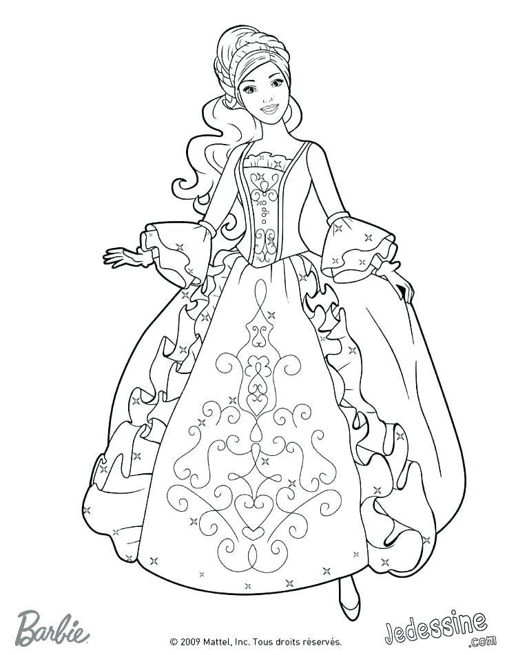 736x951 Barbie Coloring Pages Printable Coloring Princess Coloring Pages