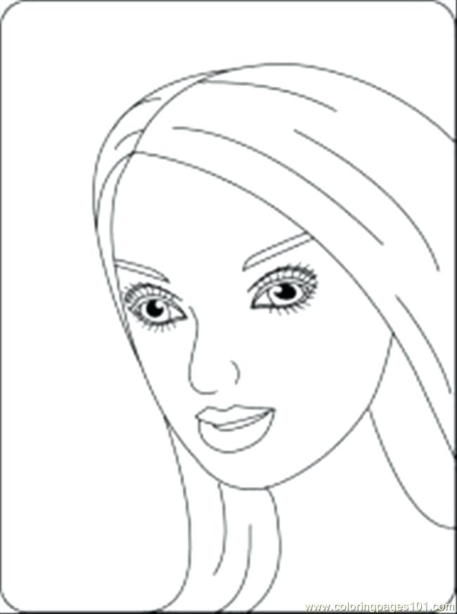 Barbie Coloring Pages Online at GetDrawings | Free download